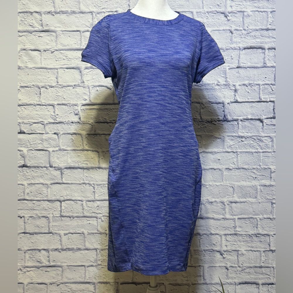 Lululemon &go Where-To Dress
Heathered Sapphire Blue
Style Number: W8653S size 8